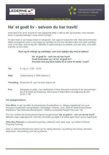Ha' et godt liv - selvom du har travlt!