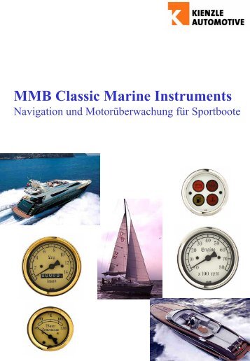 MMB Classic Marine Instruments - VDO Marine