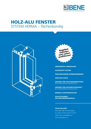 HOLZ-ALU FENSTER - bene-alu fenster