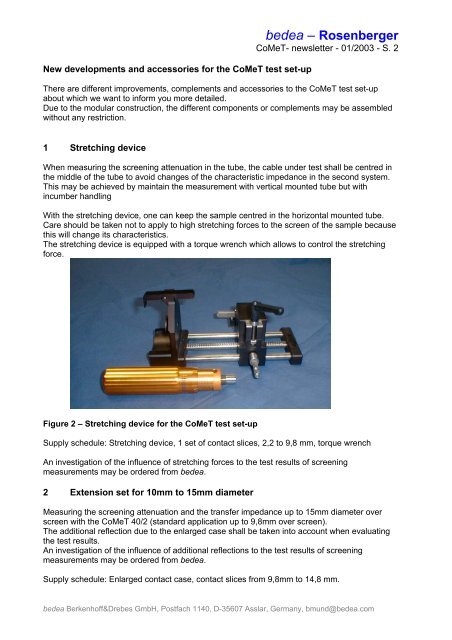 bedea â Rosenberger - Bedea Berkenhoff & Drebes GmbH