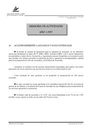 MEMORIA DE ACTIVIDADES AÃO 1.997 - AsociaciÃ³n de Alumnos ...