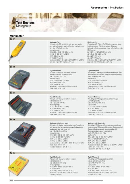 Test Devices MessgerÃƒÂ¤te - Wisat