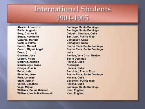 International Students at MSNS, 1856-1920 - Blogs @ Millersville ...