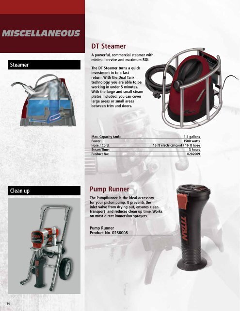 Accessories - Paint Sprayers, HVLP Sprayers, Powered Rollers