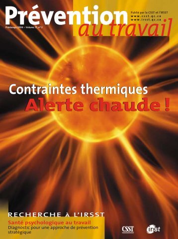 Contraintes thermiques - CSST