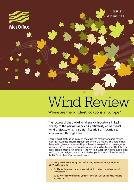 Wind Review - Met Office