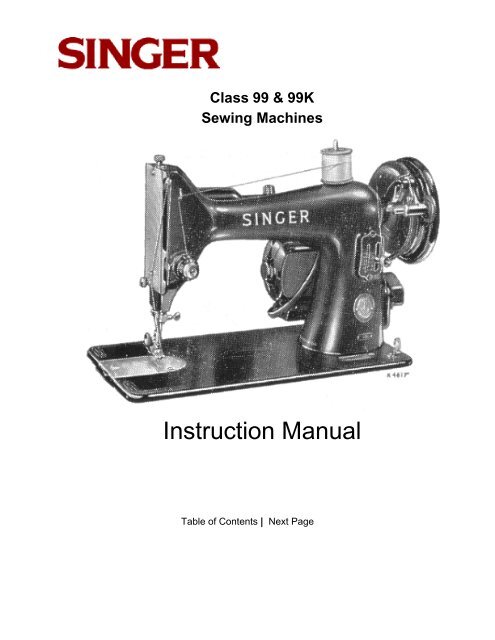 Class 99 & 99K Sewing Machines - Sew-Classic.com
