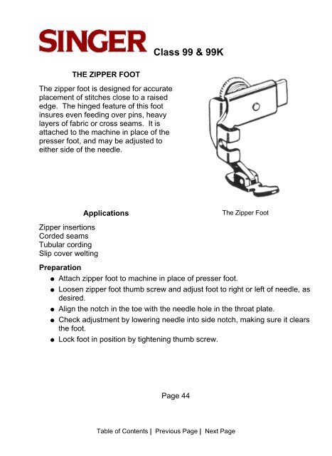 Class 99 & 99K Sewing Machines - Sew-Classic.com