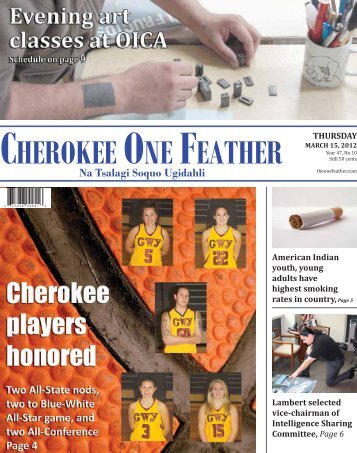 March 15, 2012 - The Cherokee One Feather