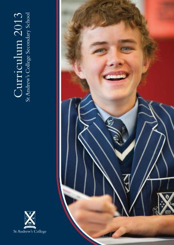 Curriculum 2013 - St Andrew's College