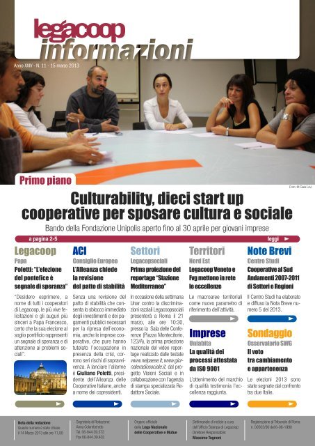 Legainf 11-2013.pdf - Legacoop - Ferrara