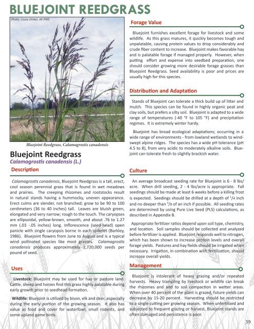 Alaska Forage Manual - Alaska Plant Materials Center - State of ...