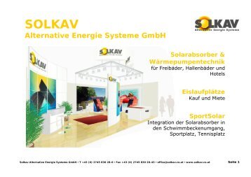 SOLKAV Alternative Energie Systeme GmbH ... - SOLPOOL