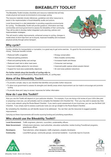 Brief LGA Checklist