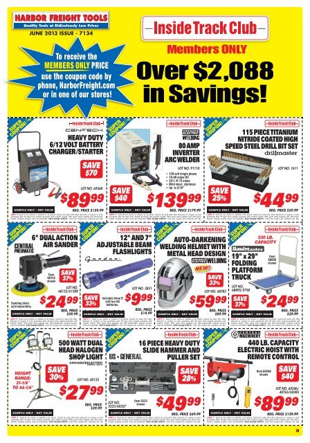 599 - Harbor Freight Tools