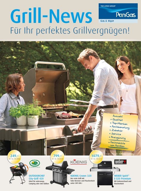 Für Ihr perfektes Grillvergnügen! - PanGas