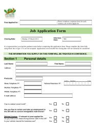 Job Application Form - Loughton Town Council