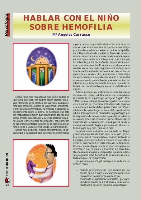 Revista Fedhemo NÂº 31 - Hemofilia