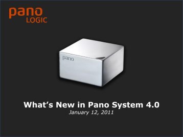 Purpose Built for Desktop Virtualization - Pano Logic