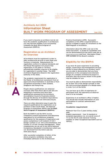 Built Work Program of Assessment September 2012.pdf