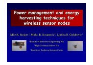 Power management and energy harvesting techniques