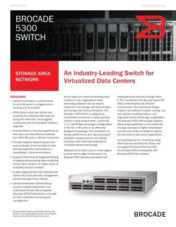 Brocade 5300 Switch - Ndm.net