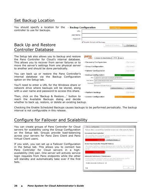 Pano System for Cloud Administrator's Guide - Pano Logic