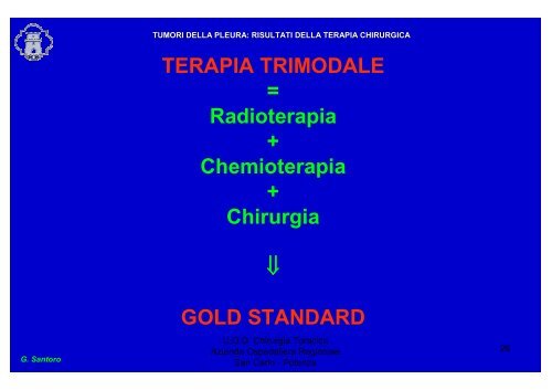 Mesotelioma pleurico. Trattamento chirurgico.pdf - Ospedale San ...