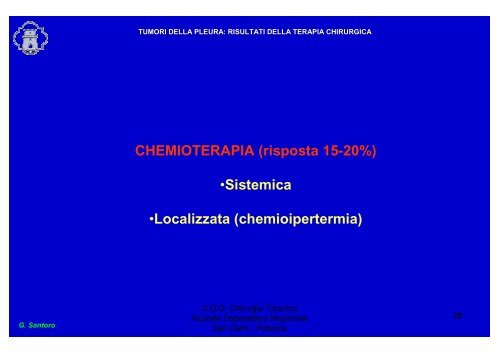 Mesotelioma pleurico. Trattamento chirurgico.pdf - Ospedale San ...