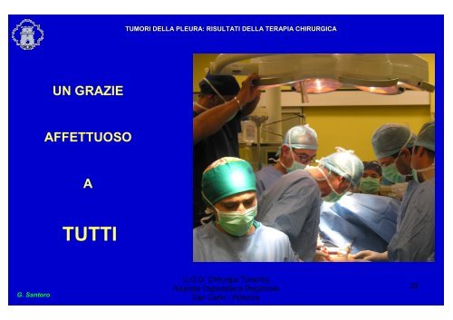 Mesotelioma pleurico. Trattamento chirurgico.pdf - Ospedale San ...