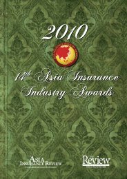 14th Asia Insurance Industry Awards 14th Asia Insurance Industry ...