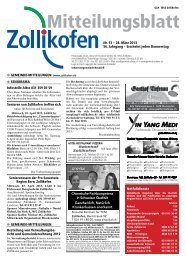 mitteilungsblatt - Druckerei Gerteis AG