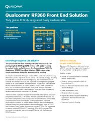 QualcommÃ‚Â® RF360 Front End Solution