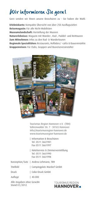 Camping - Tourismus Region Hannover eV