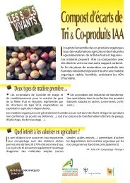 Compost d'Ã©carts de tris et co-produits IAA - CAS