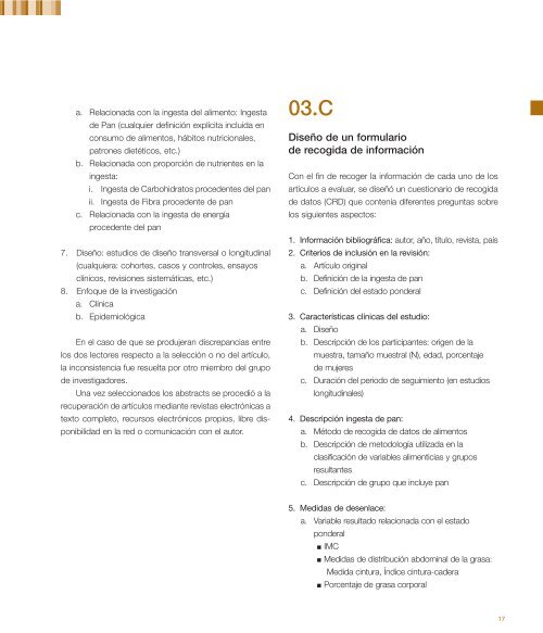 Influencia del consumo de pan en el estado ponderal ... - Uibaker.org