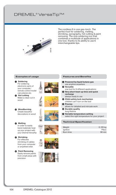 Dremel Catalogue 2012 - Tooled-Up.com