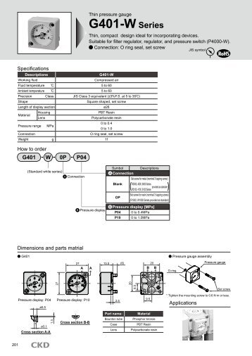 CKD pressure gauges - BIBUS France