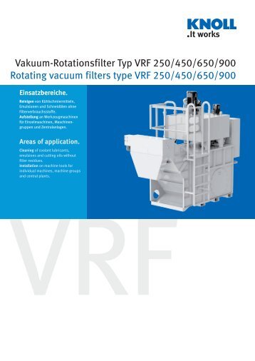 Datenblatt VRF 250/450/900 - KNOLL Maschinenbau