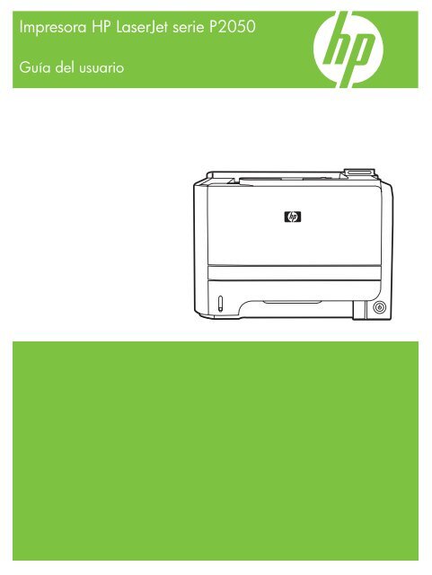 HP LaserJet P2050 Series Printer User Guide - ESWW