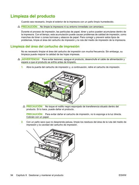 HP LaserJet P2050 Series Printer User Guide - ESWW