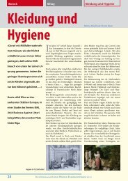 Barock Kleidung und Hygiene Alltag