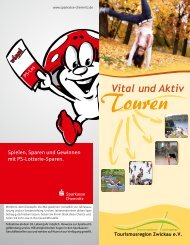 Vital-Aktiv Touren - Tourismusregion Zwickau eV