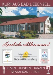 Weinkarte - Bad Liebenzell