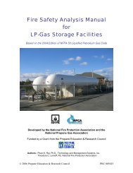 Fire Safety Analysis Manual for LP-Gas Storage Facilities - National ...