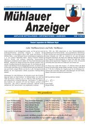MÃ¼hlauer Anzeiger vom 26.04.12 - MÃ¼hlau in Sachsen