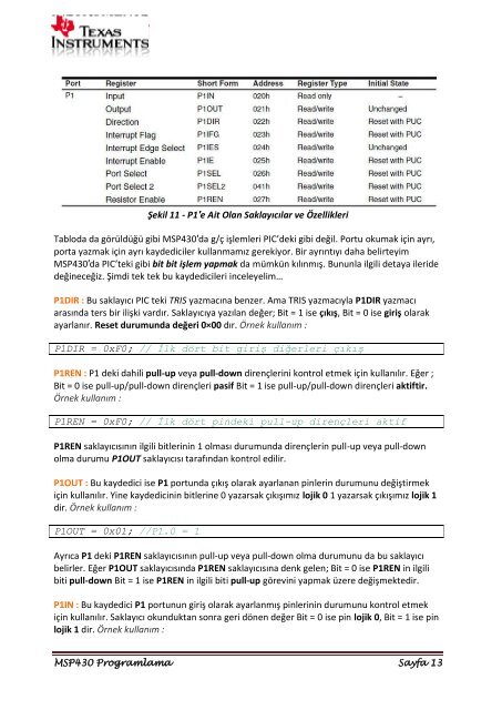 msp430-programlama-notlari-uygulamalar-bilgiler - 320Volt