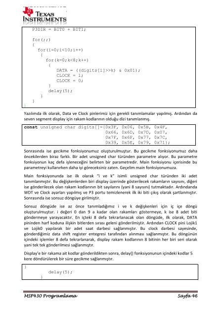 msp430-programlama-notlari-uygulamalar-bilgiler - 320Volt