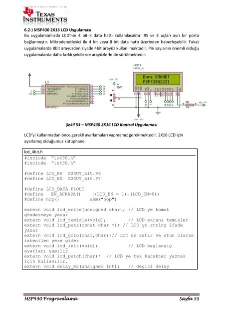 msp430-programlama-notlari-uygulamalar-bilgiler - 320Volt