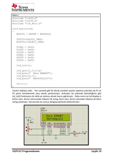 msp430-programlama-notlari-uygulamalar-bilgiler - 320Volt